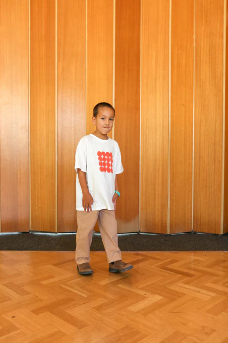 Organic Pebble Tee - Tomato