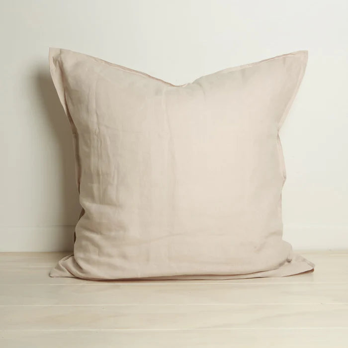 French Linen Euro Pillowcase - Latte