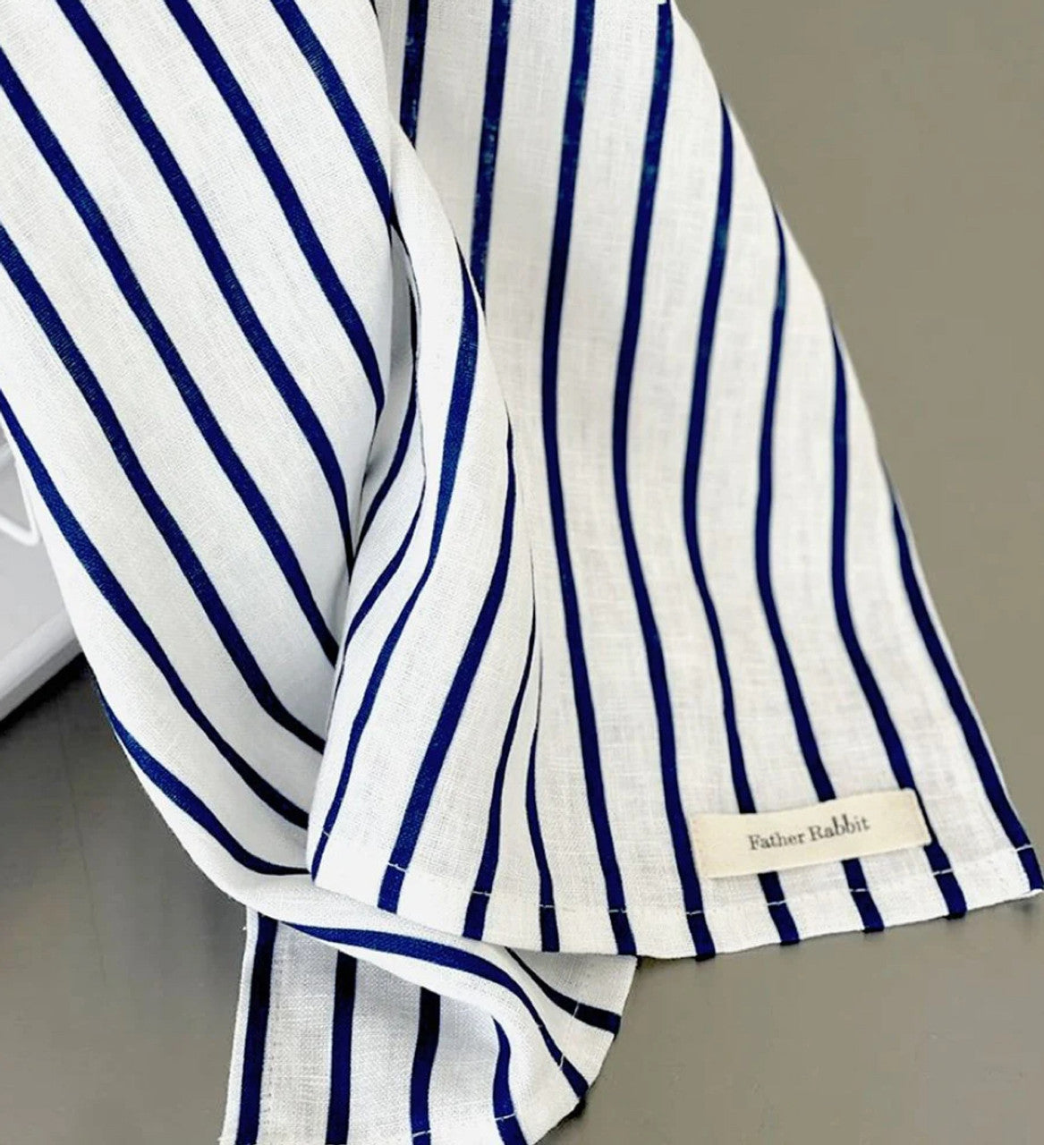 Father Rabbit | Tea Towel | French Nautical Navy