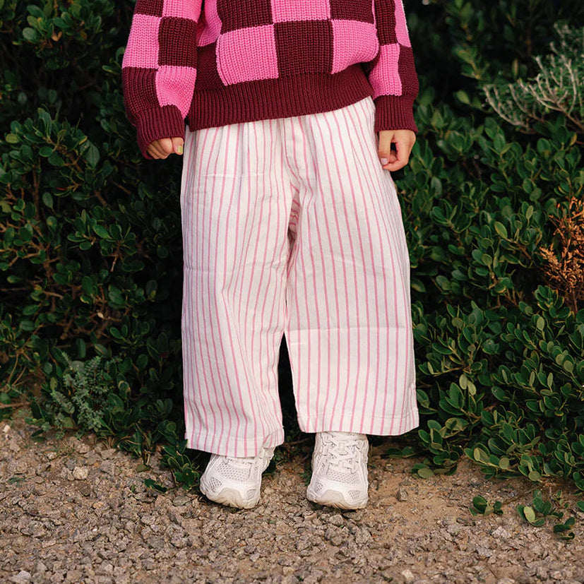 Ninch Pants - Pink Stripes
