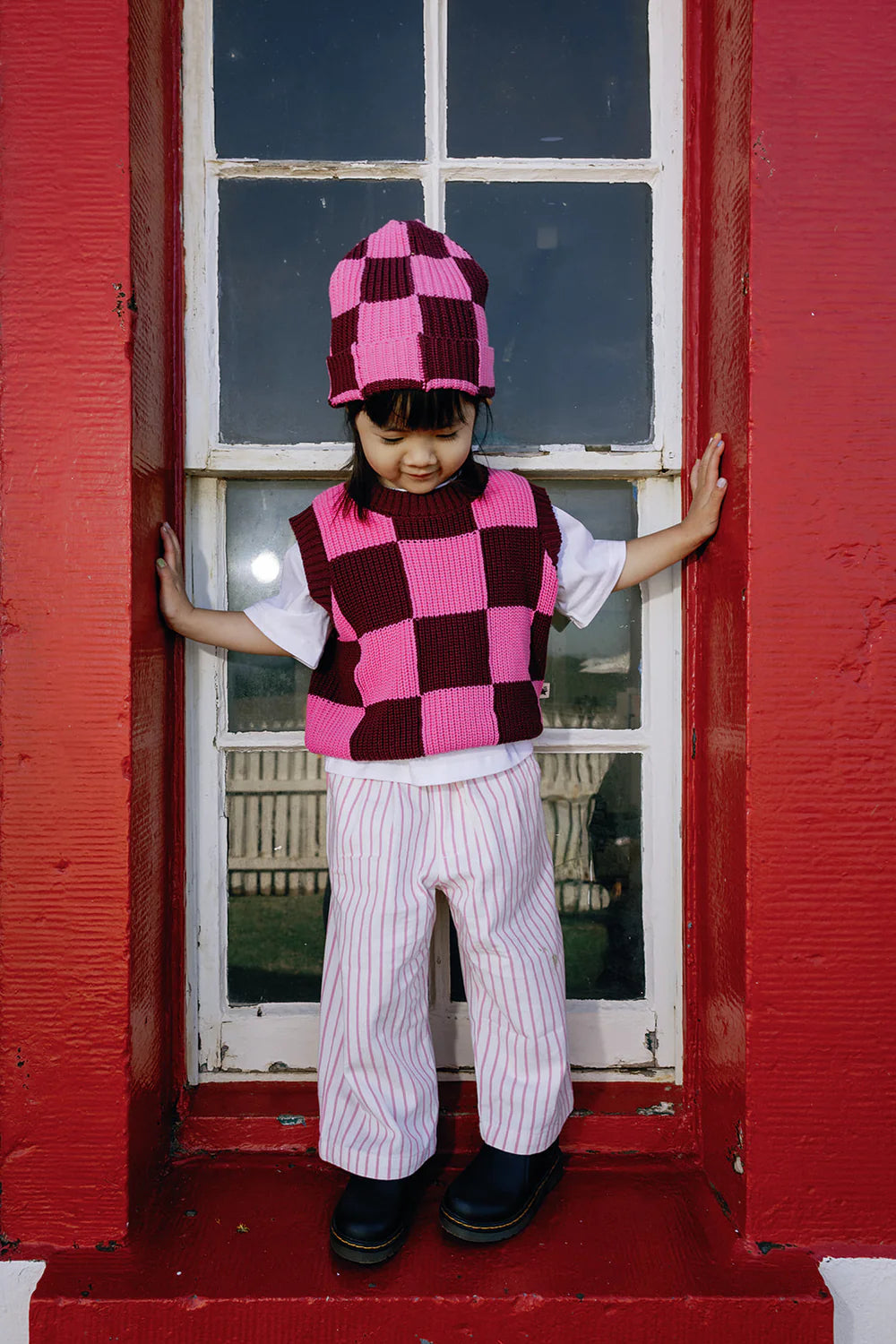 Nonno Vest - Bright Pink