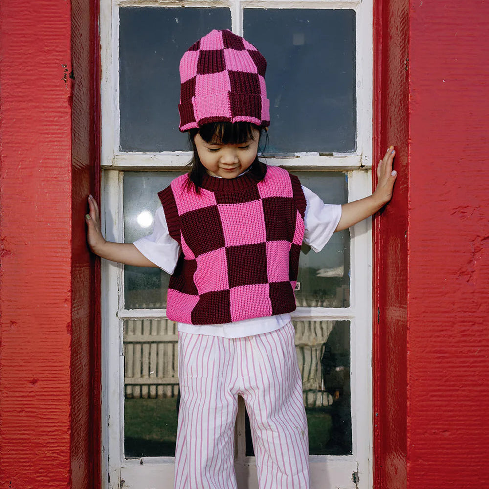 Nonno Vest - Bright Pink