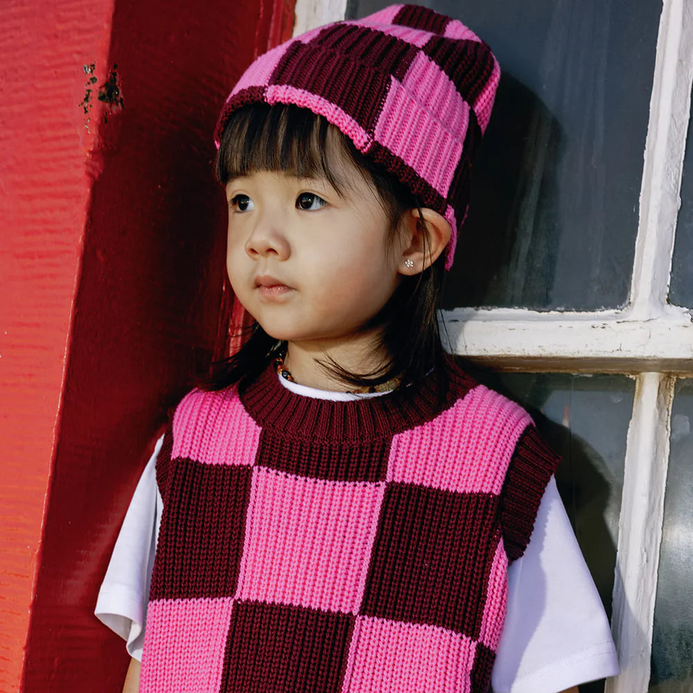 Sunday Beanie - Bright Pink