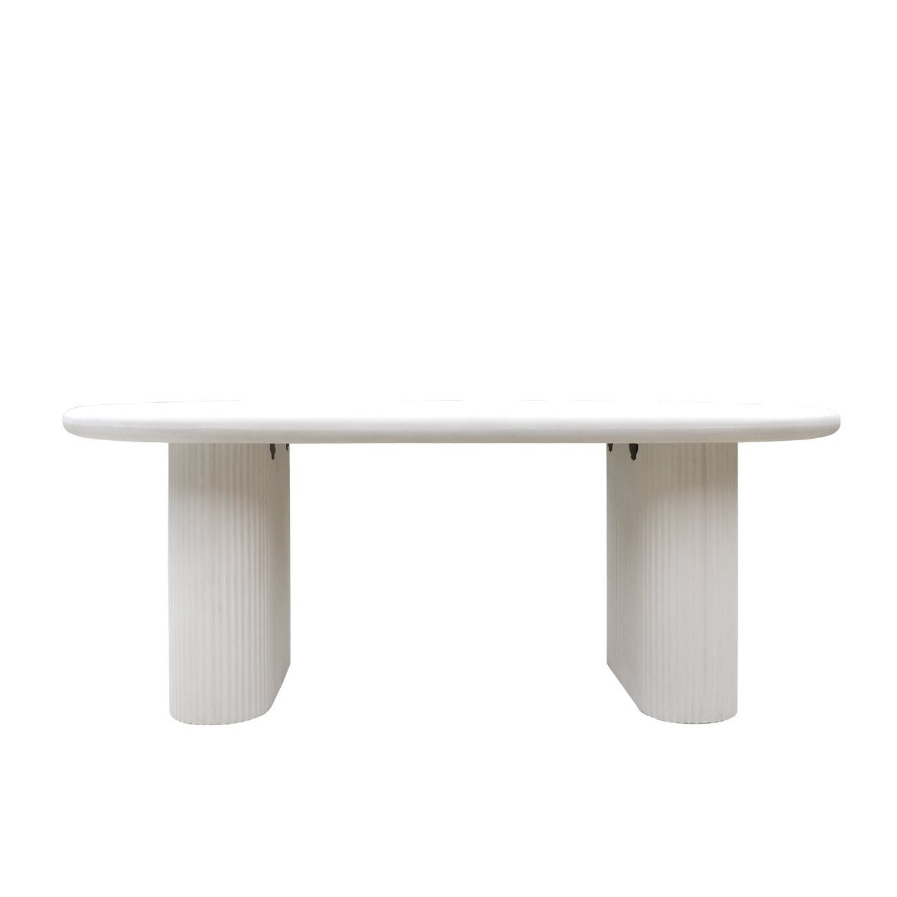 Solona Outdoor Concrete Table - White