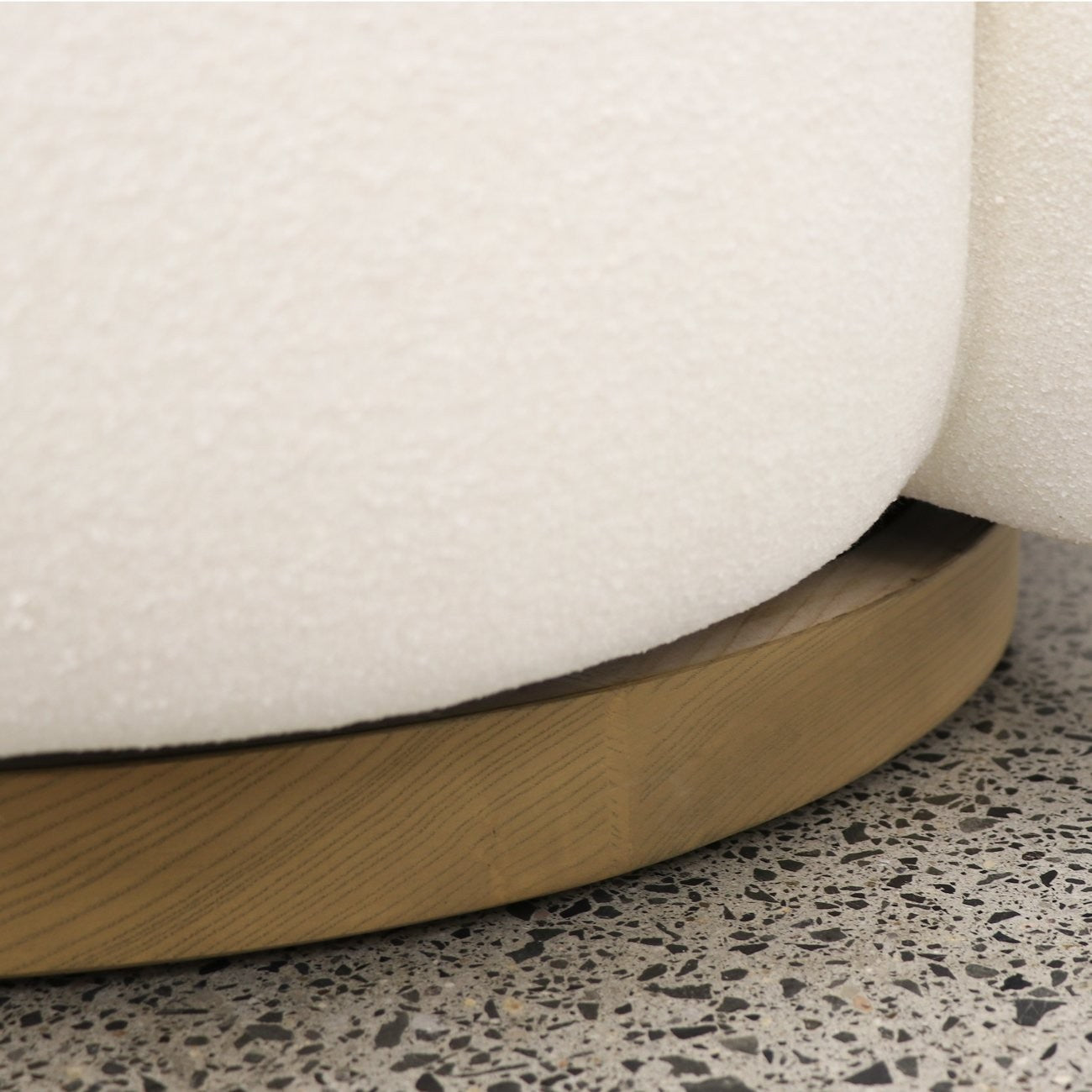 Aran Swivel Chair - Cream