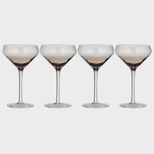 Prism Noir 4pk Coupe Glass