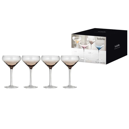 Prism Noir 4pk Coupe Glass