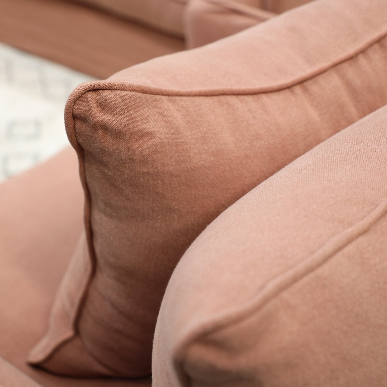 Lotus Slipcover Armchair - Brick