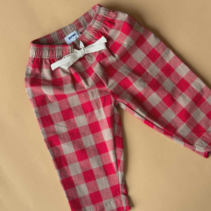 Red Checkpants