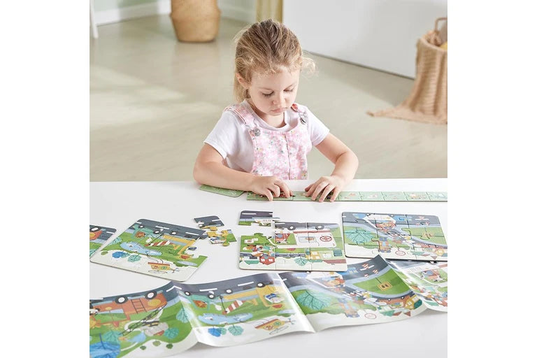 Hape 4 in 1 Puzzle & Storytelling 71pc