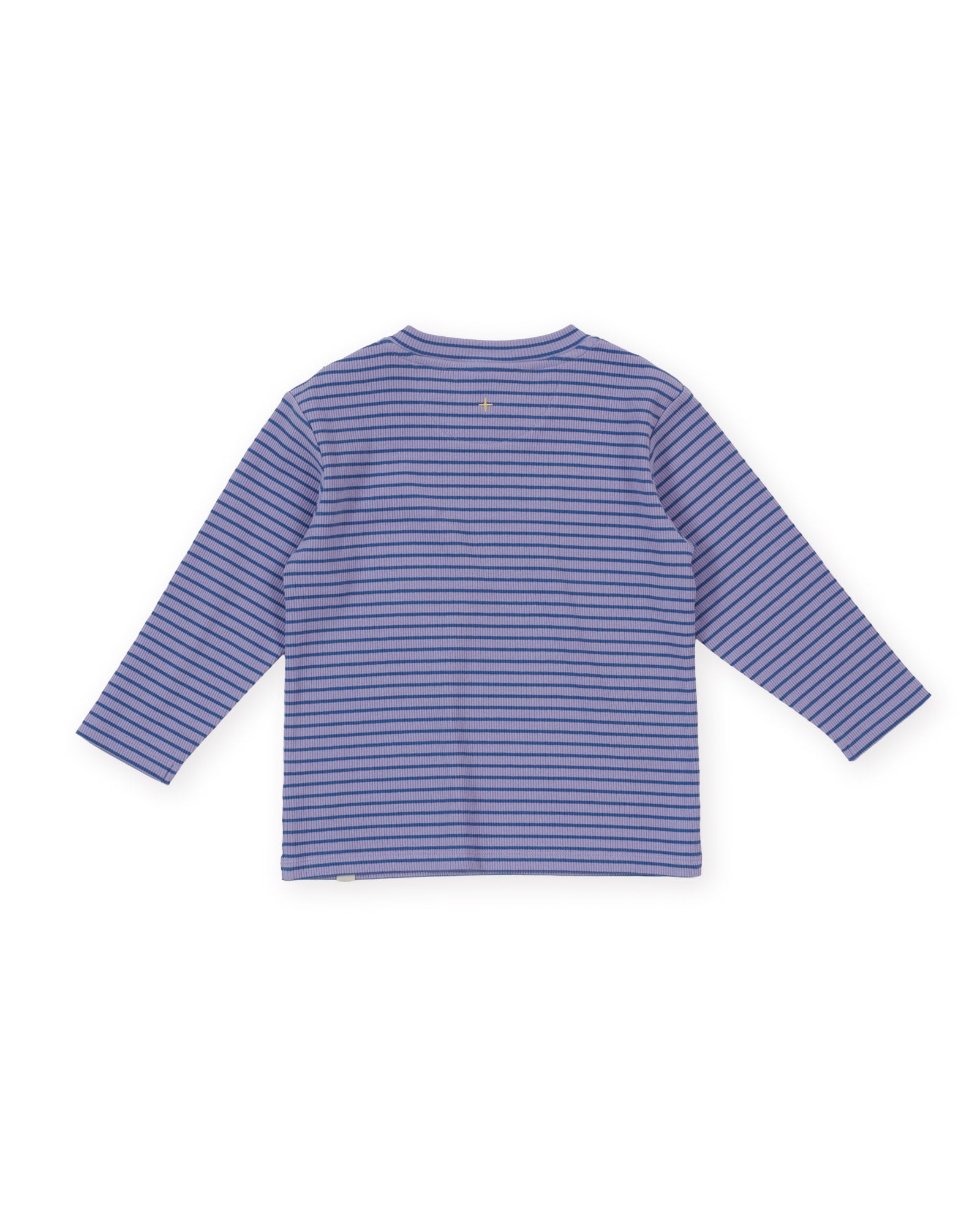 ESSENTIAL STRIPE RIB TOP PURPLE