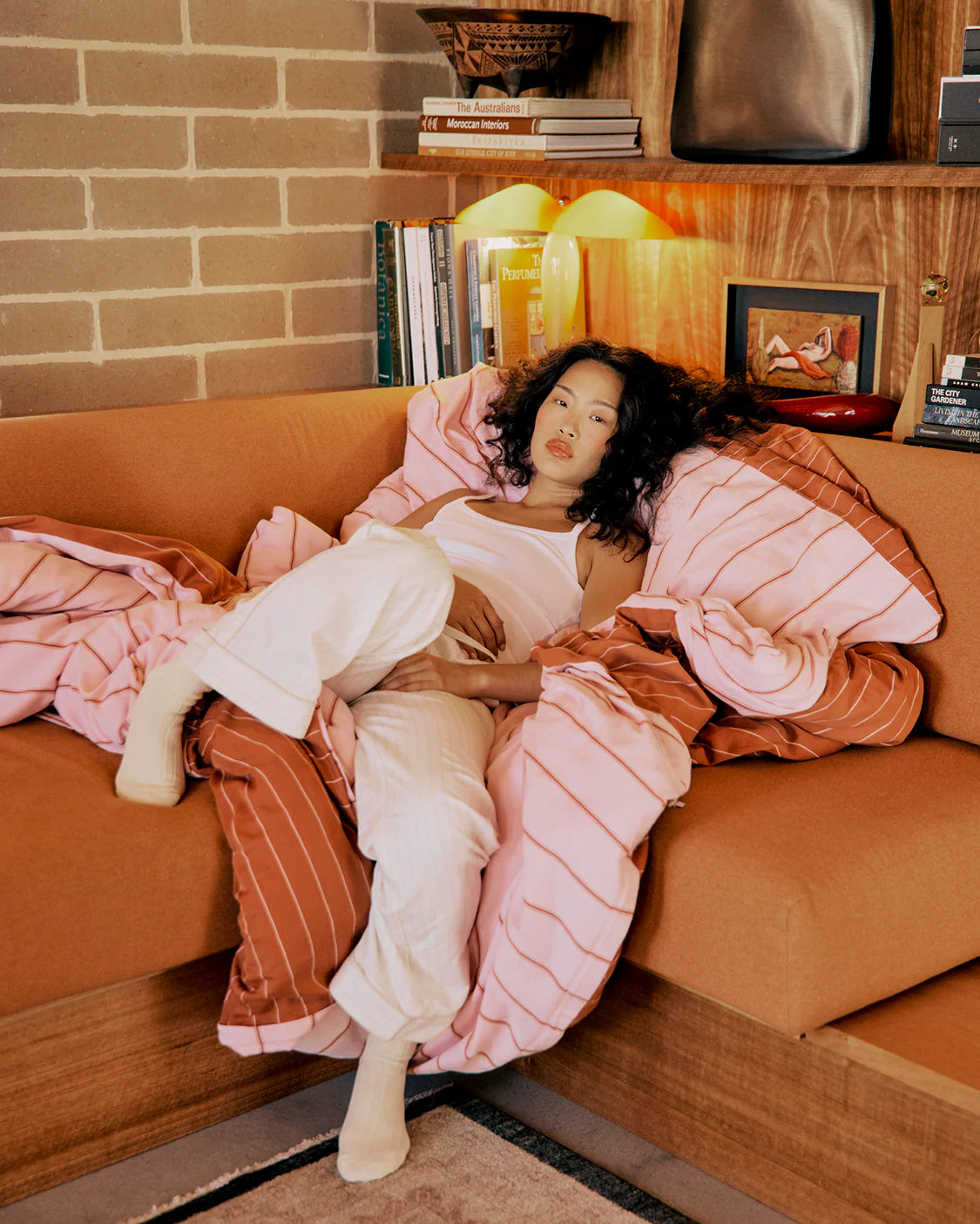 Quilt Cover - Rose / Sienna