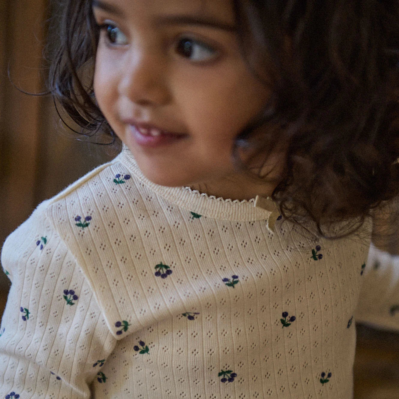 LONG SLEEVE PYJAMAS POINTELLE - Winter Berry