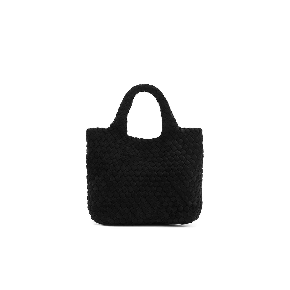 Cherie 2 Piece Suedette Mini Handbag Black