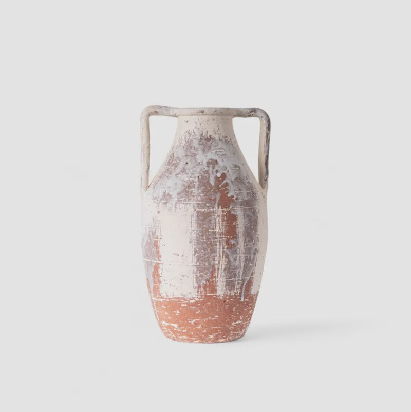 Glacier Terracotta Urn Short