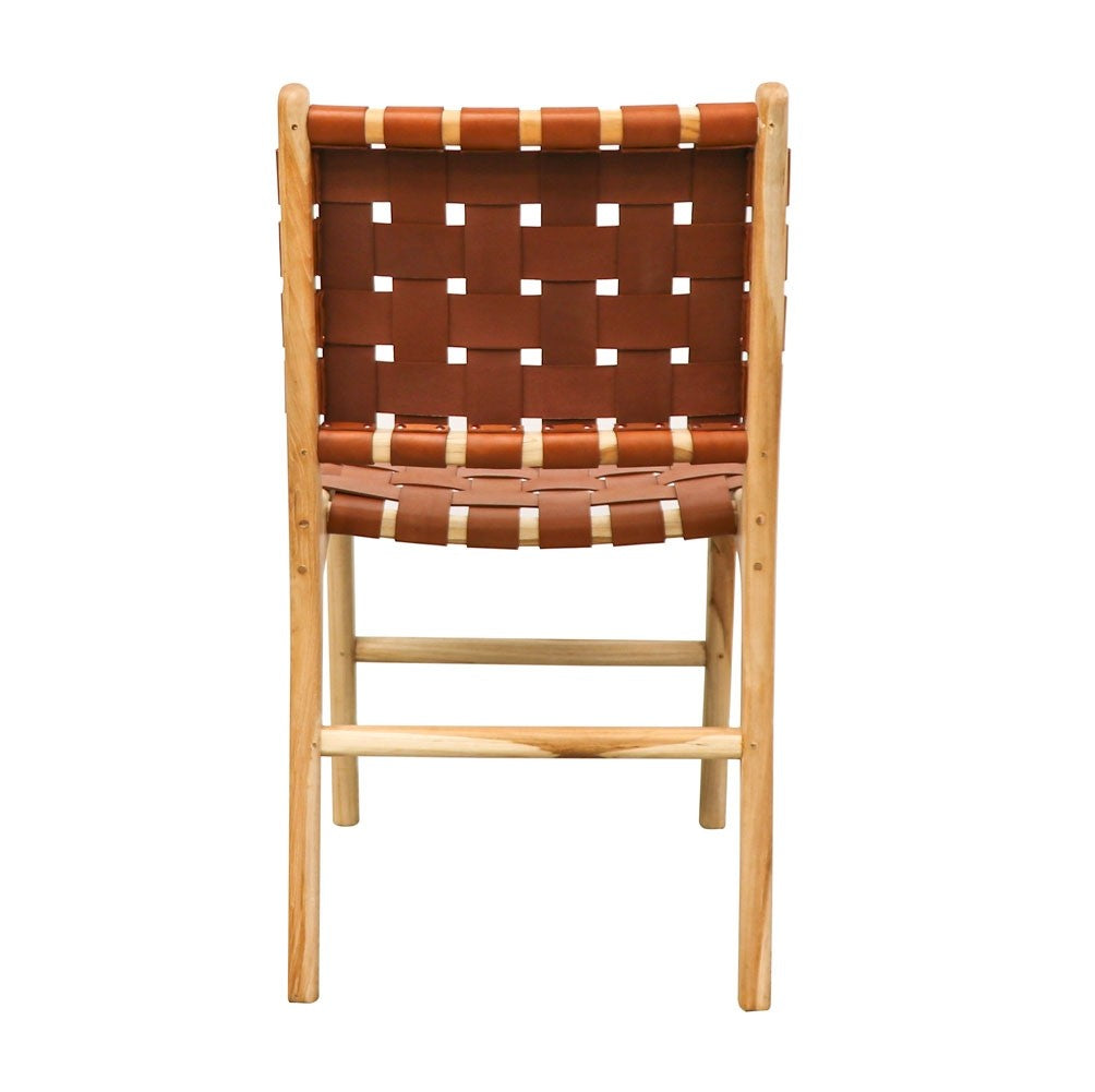 Hayes Leather Dining Chair - Tan