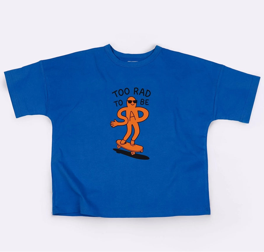 Too Rad To Be Sad in Blue