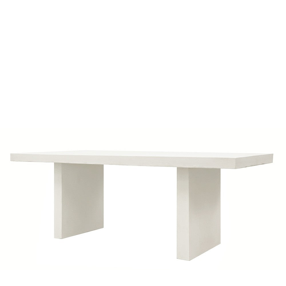 Palma Outdoor Concrete Table - White