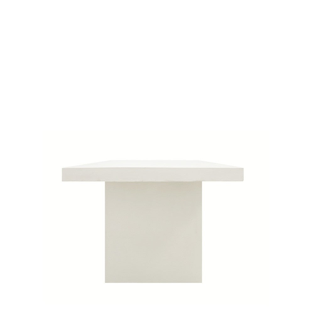 Palma Outdoor Concrete Table - White