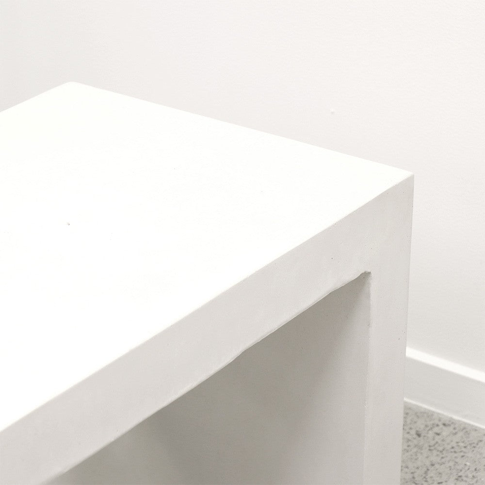 Palma Outdoor Long Bench - White