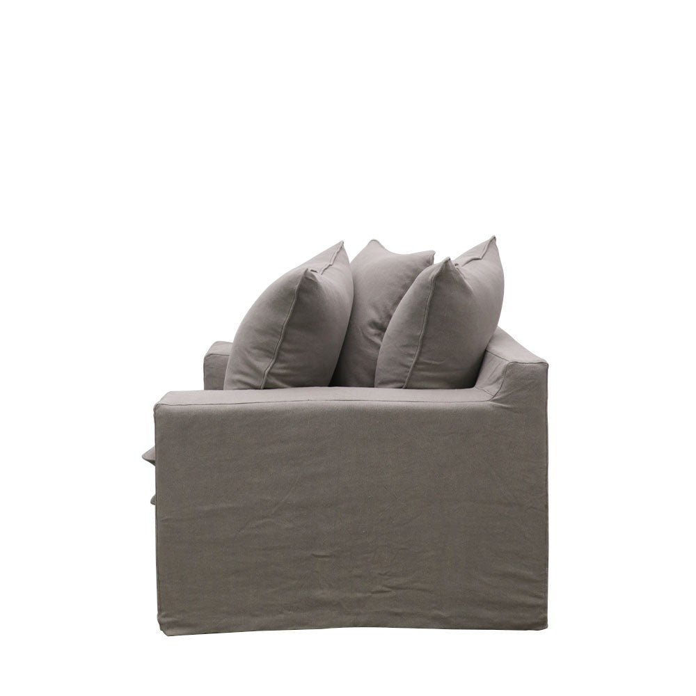 Keely Slipcover Armchair - Cement