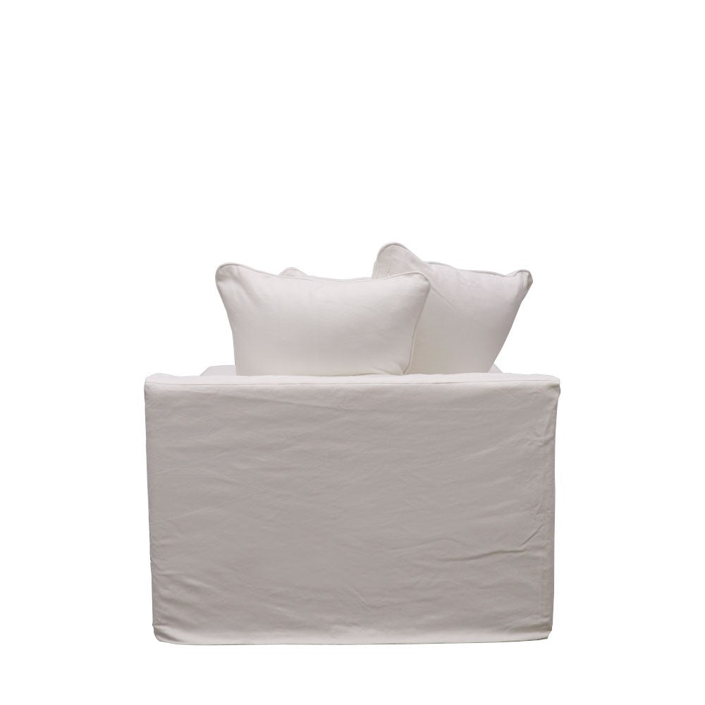 Keely Slipcover Armchair - White