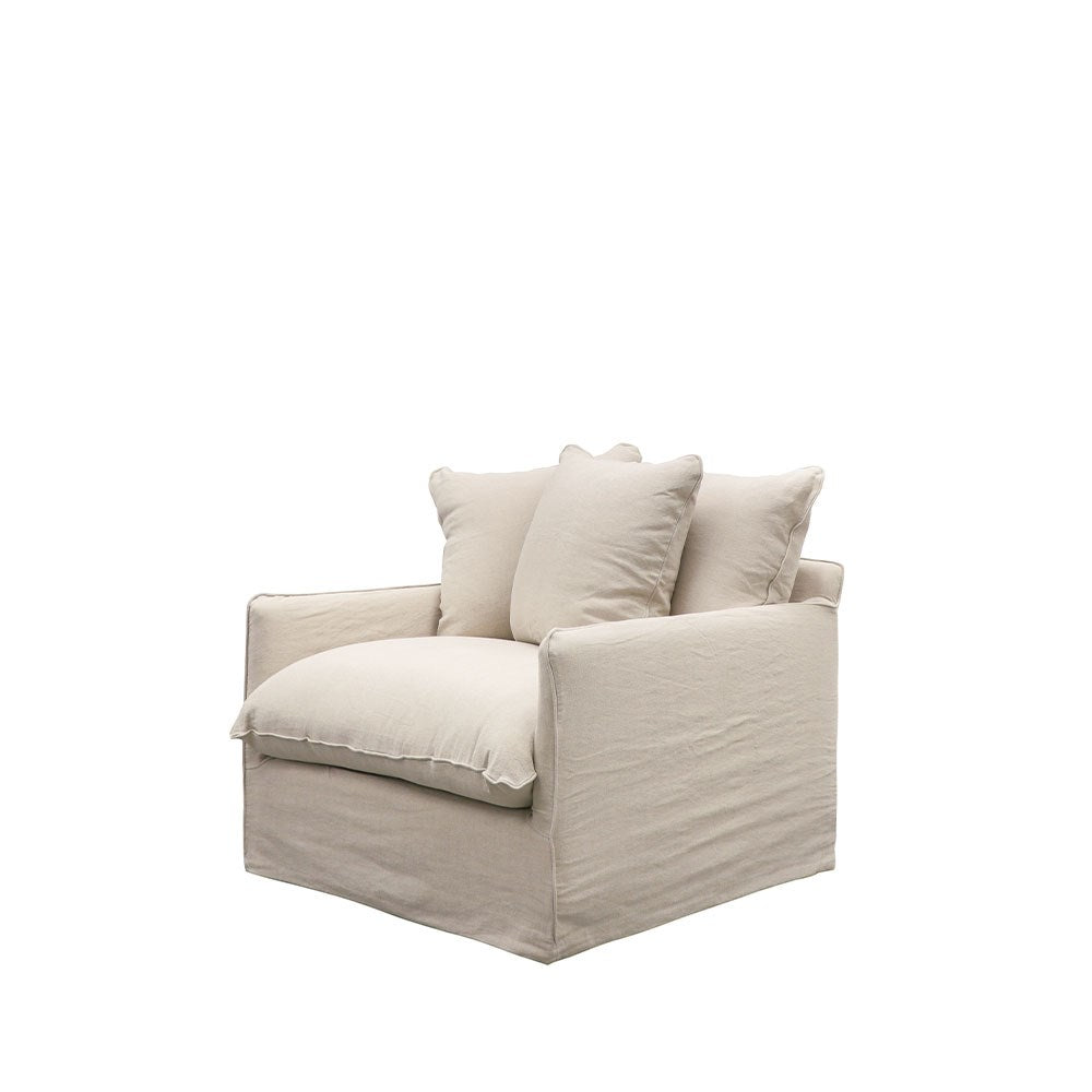 Lotus Slipcover Armchair