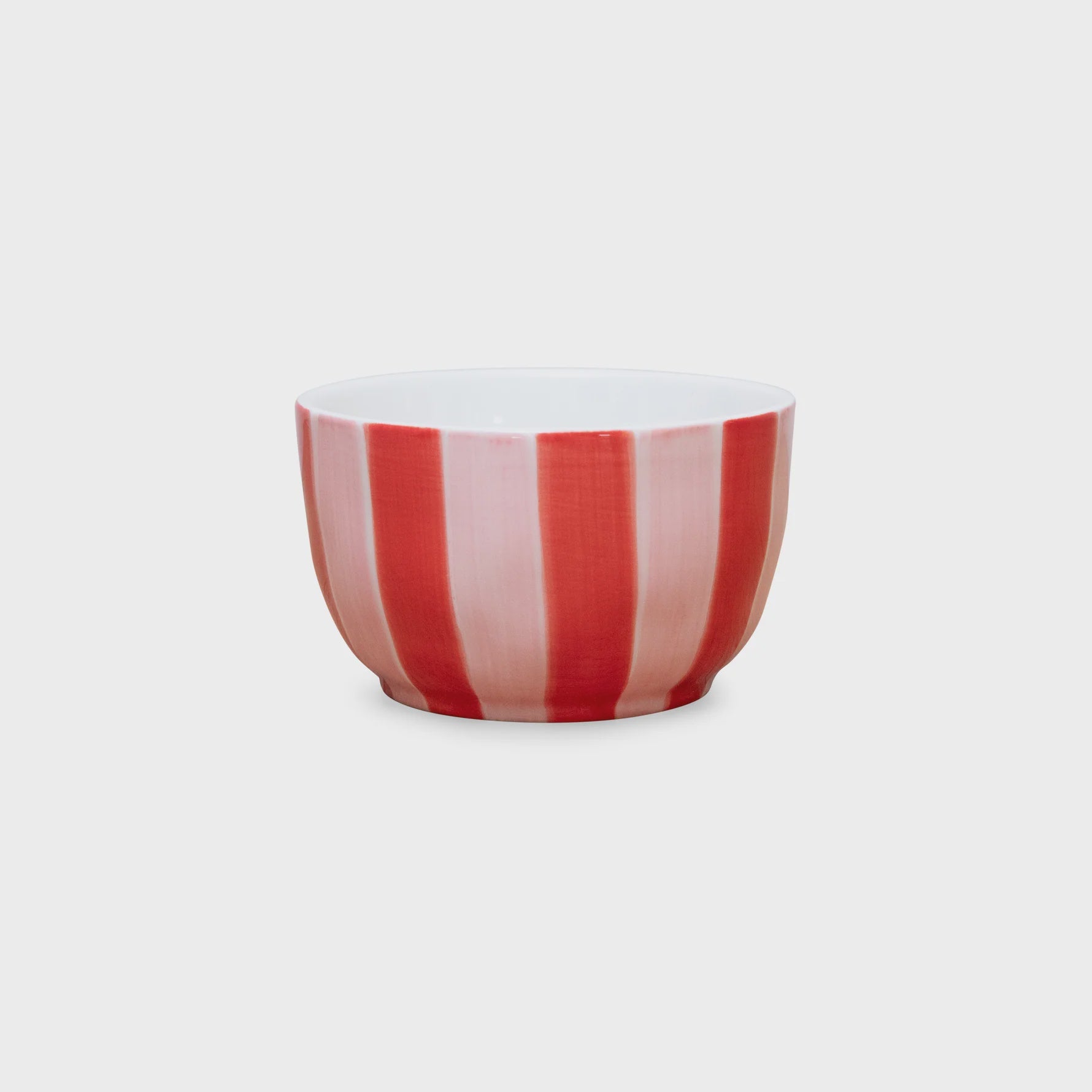 Small Bowl - Pink & Red Stripe
