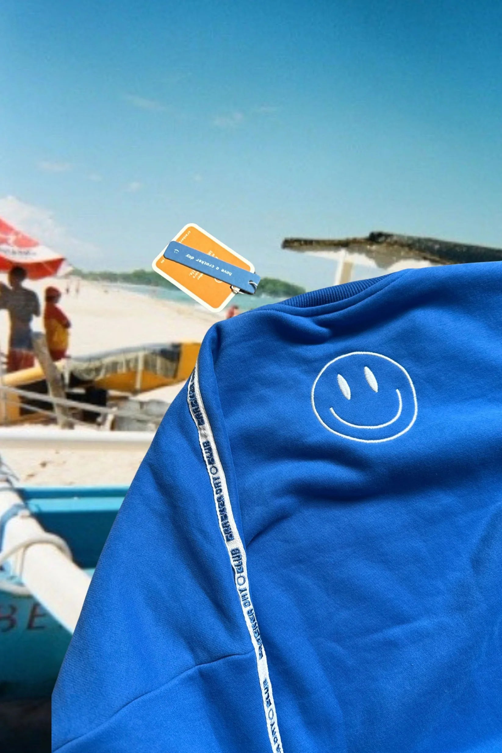 Kids Cloud Racer Sweater - Blue