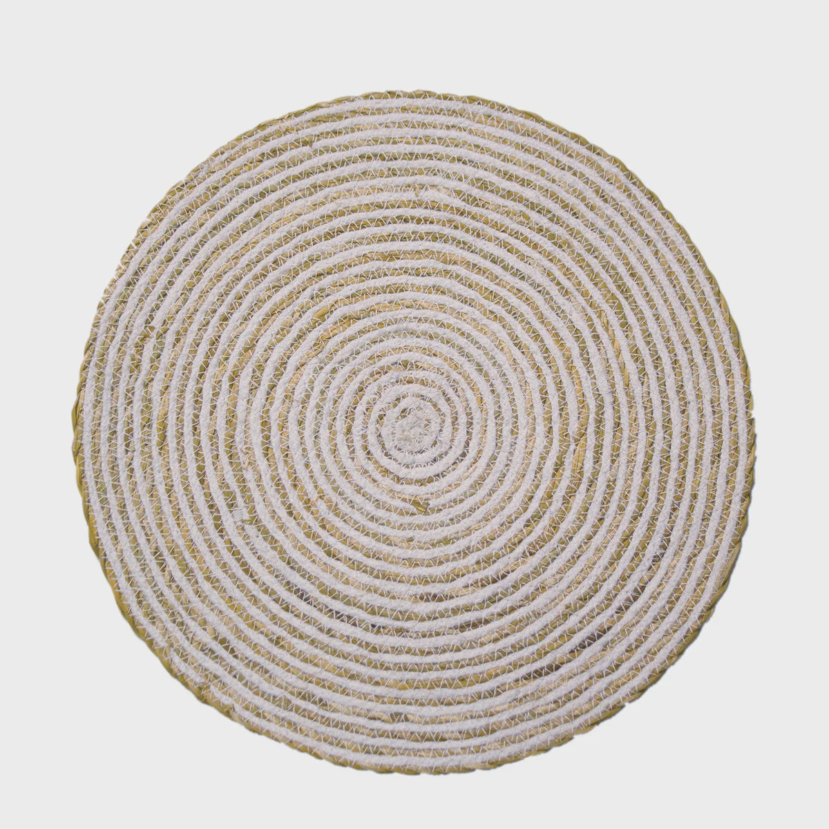 Placemat Round Simply White