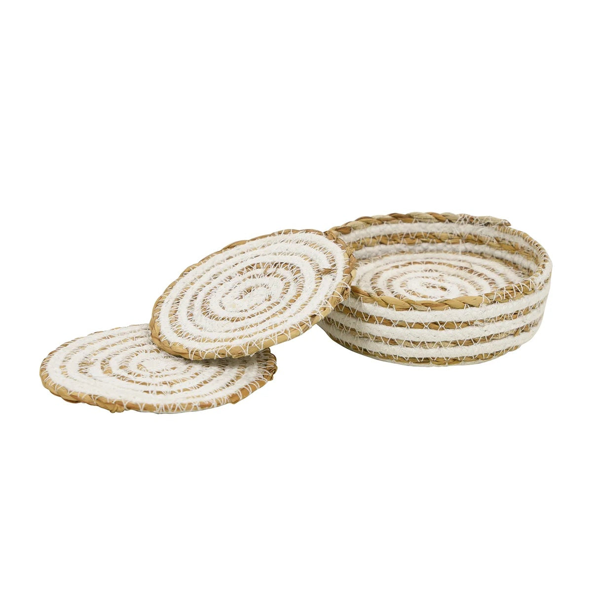 Coasters Round - White