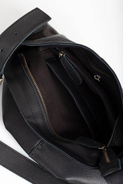 Amici Leather Bag - Black