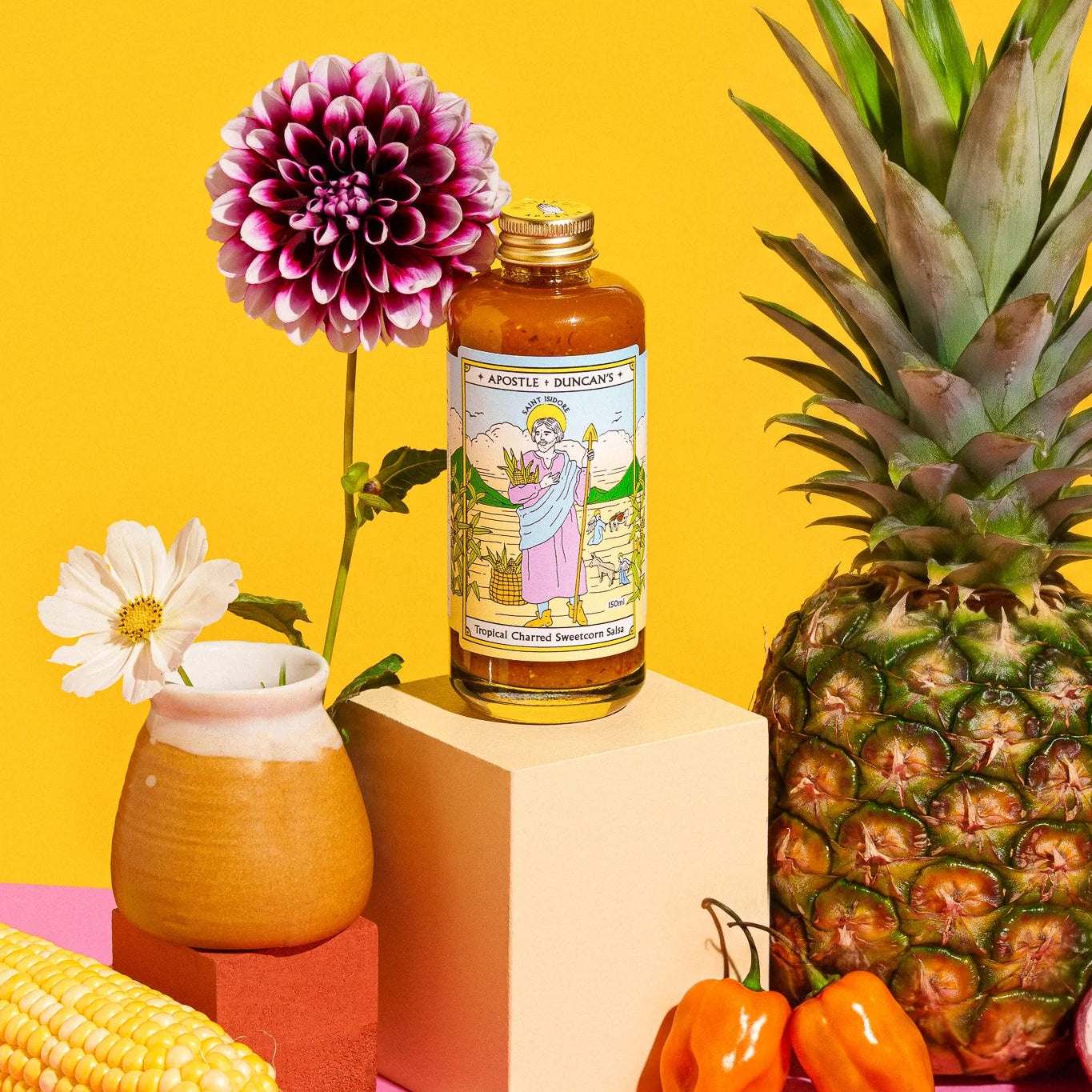Saint Isidore - Tropical Charred Sweetcorn Salsa