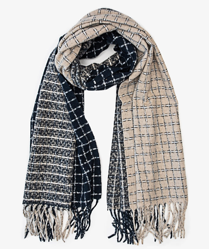 Nautical Grid Scarf