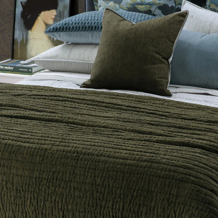 Coverlet Appetto - Deep Moss