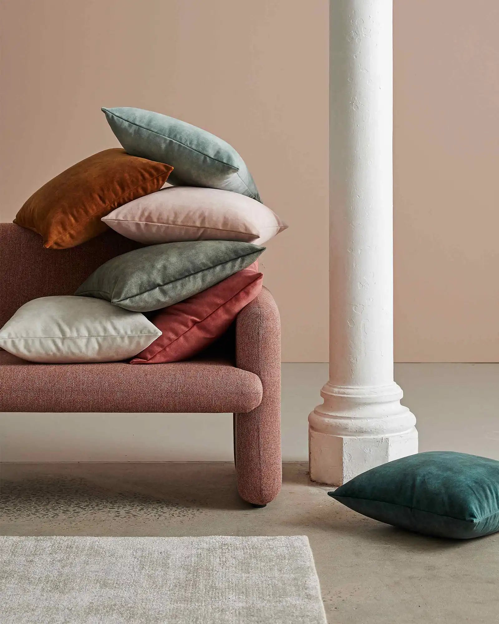 Ava Cushion - Emerald