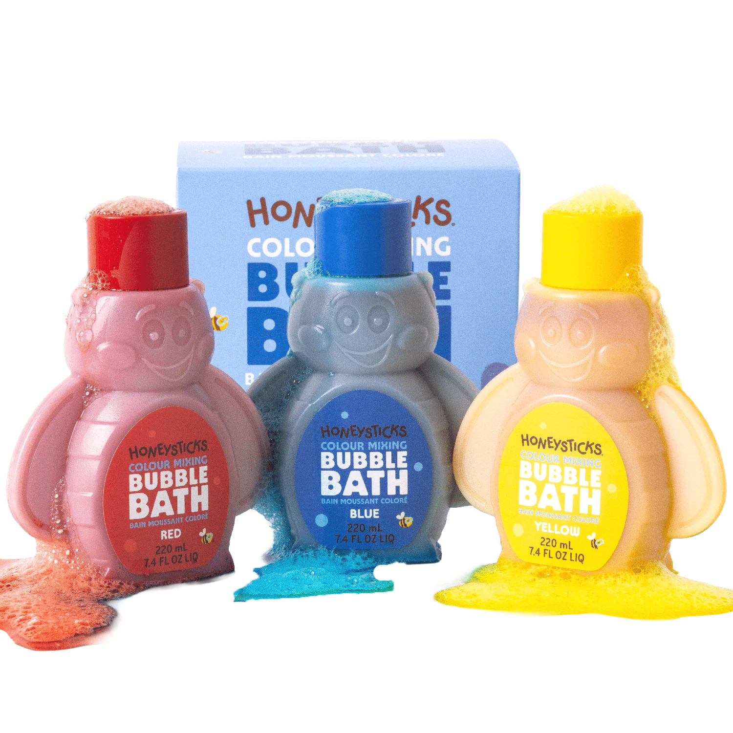 Bubble Bath Colour Mixing 3pk 220ml