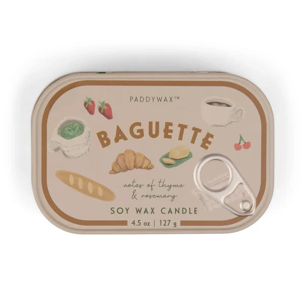 BISTRO TIN CANDLE - FRESH BAGUETTE