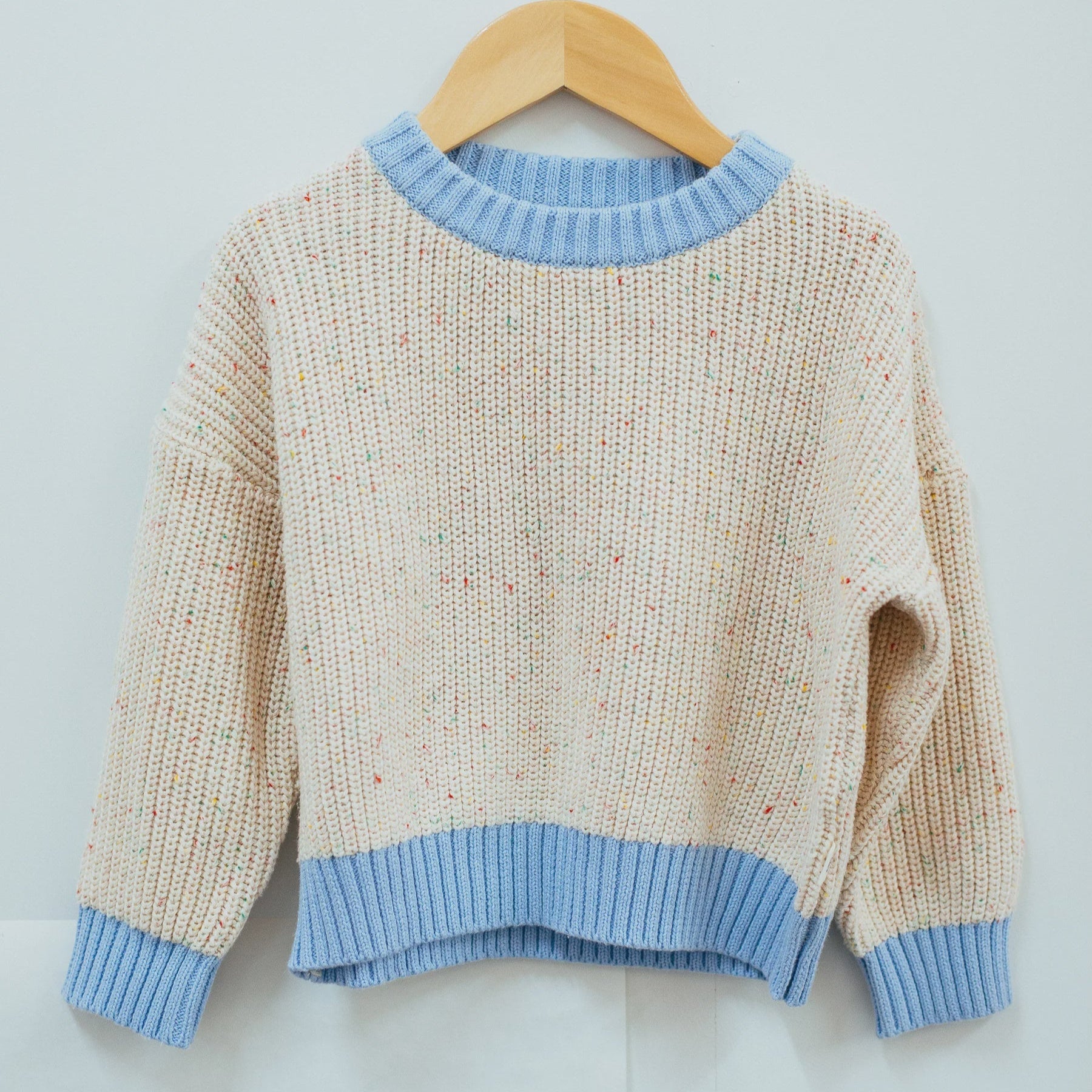 Freckle Knit (baby blue)