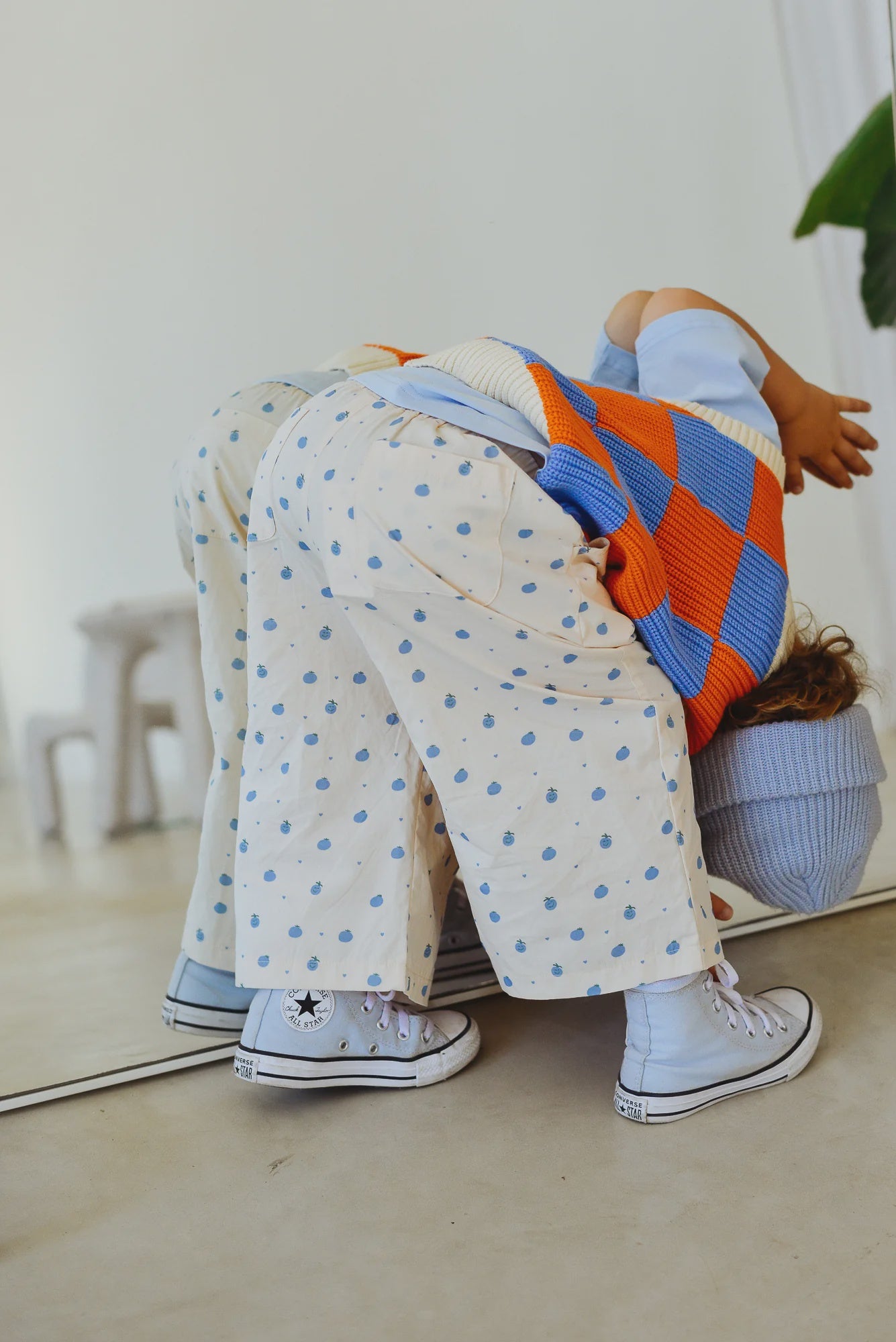 Happy Tomato Pants - Blue