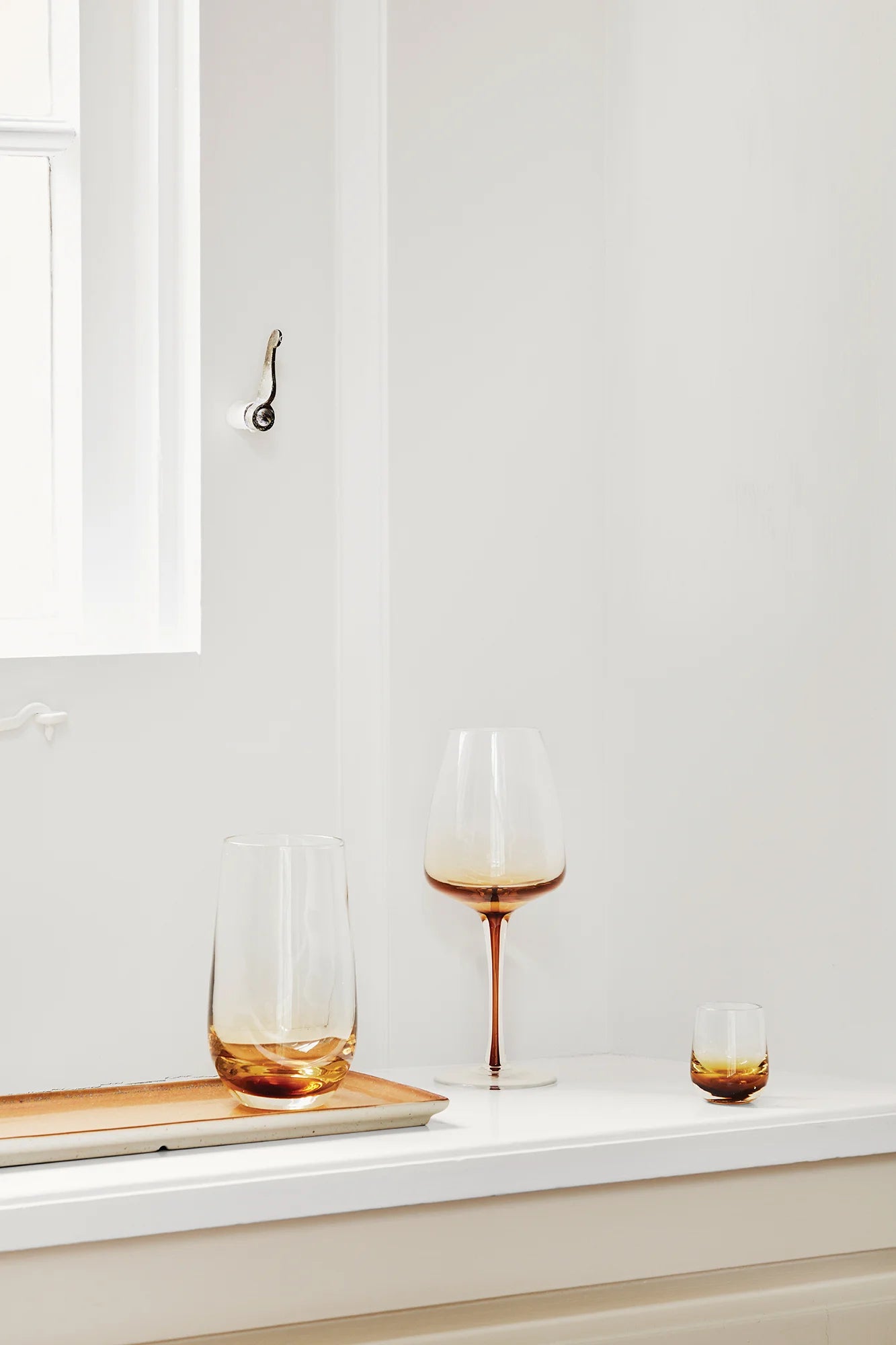 BROSTE Amber Shot Glass