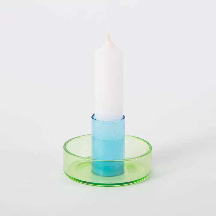 Block Duo Tone Candlestick Holder