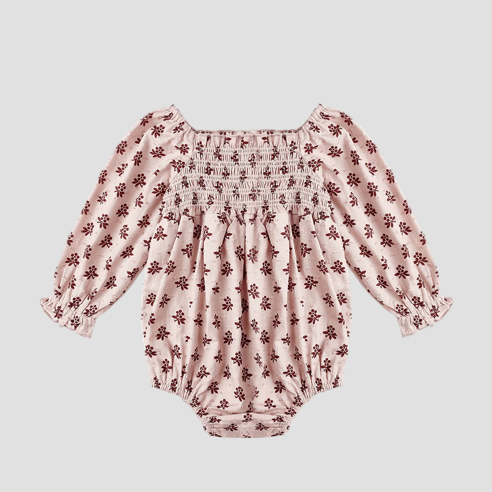 ADELAIDE ROMPER || BLUSH FLEUR