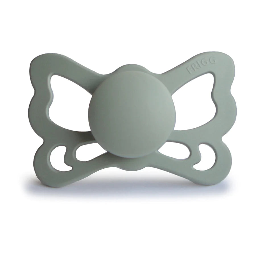 Anatomical Butterfly Silicone Pacifier - Sage