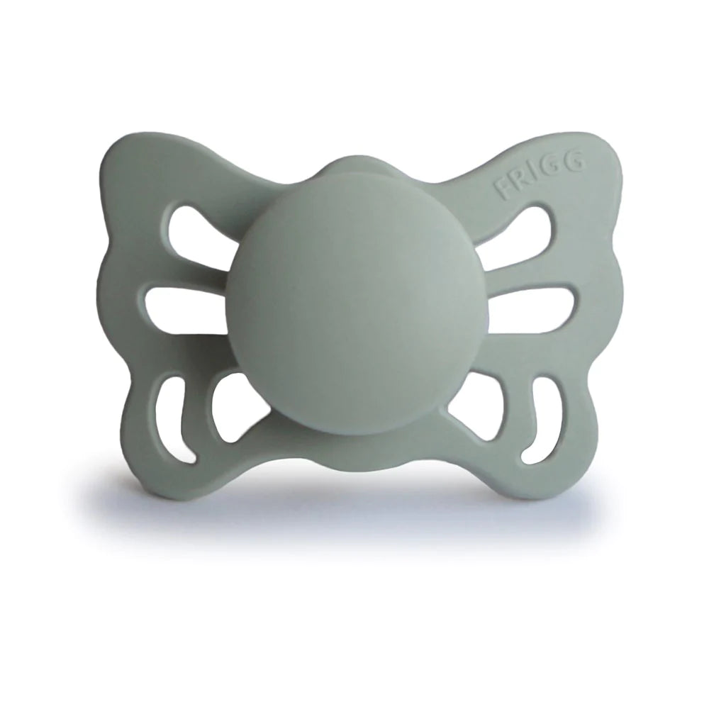 Anatomical Butterfly Silicone Pacifier - Sage