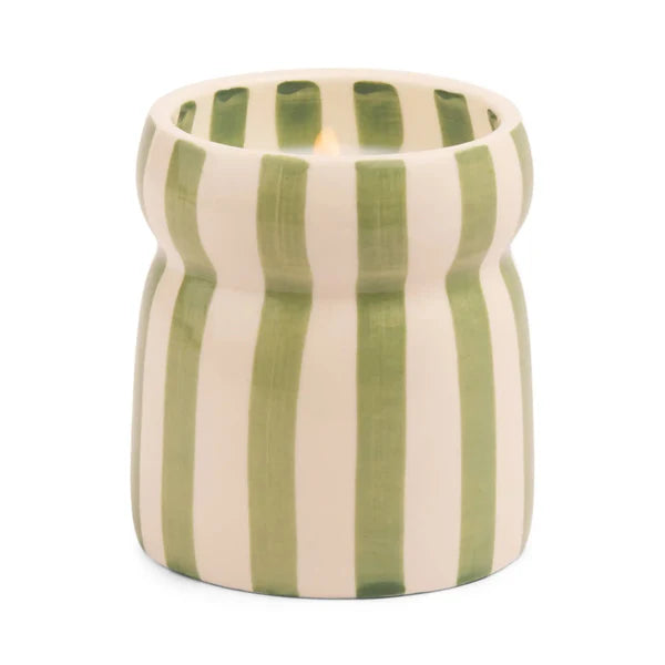 CABANA STRIPED CANDLE - BORA BORA