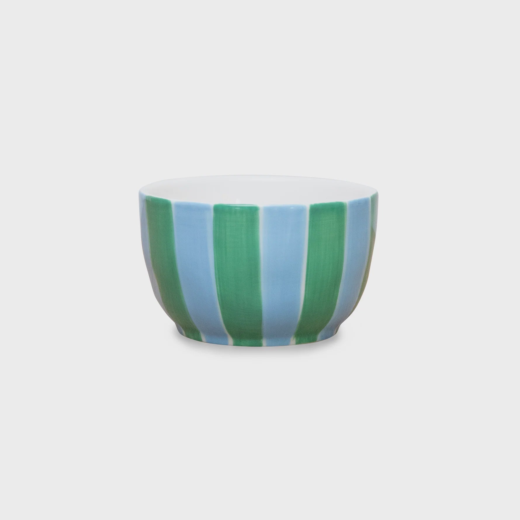 Small Bowl - Blue & Green Stripe
