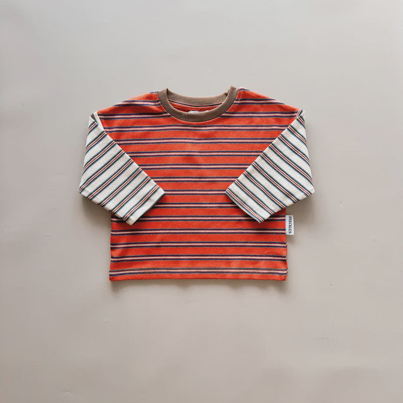 Colour Block Stripe Tee | Tuscany