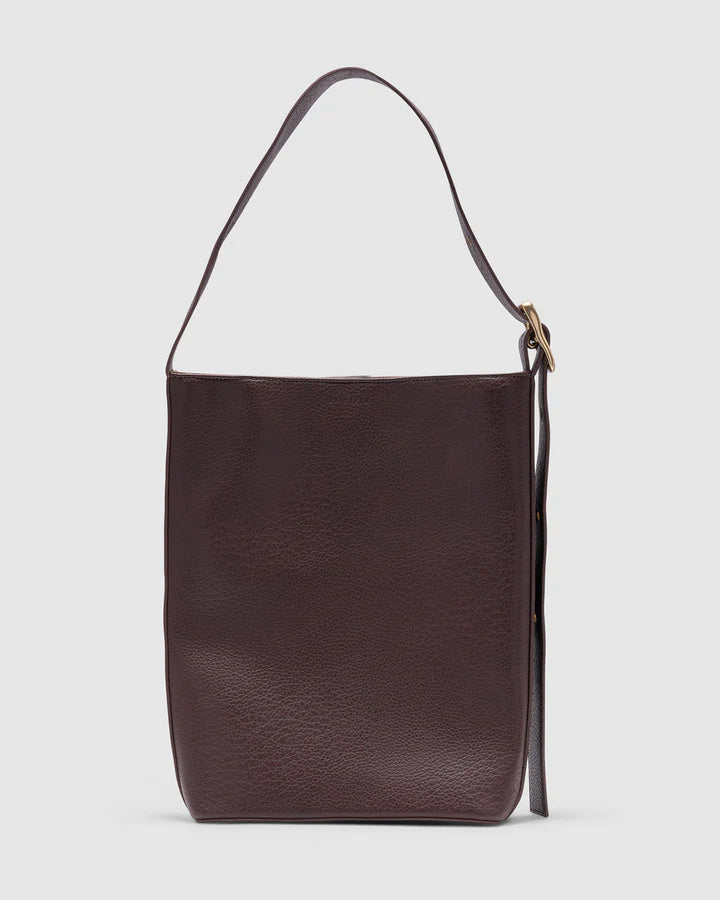 Everyday Bucket Bag - CHOC NAPPA