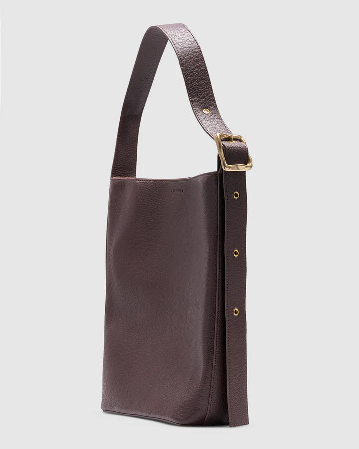Everyday Bucket Bag - CHOC NAPPA